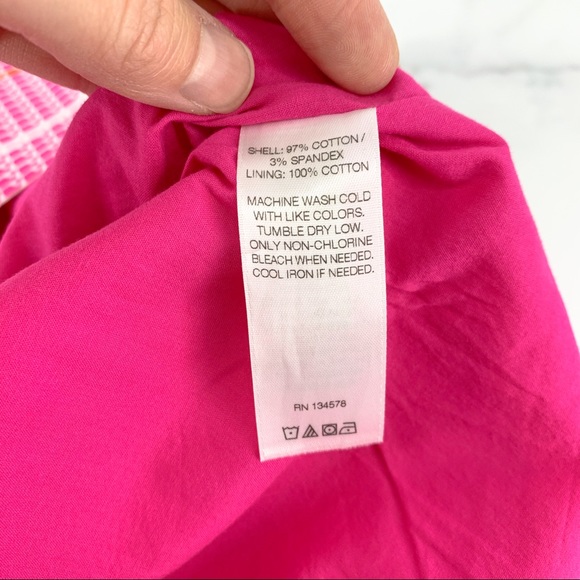 VINEYARD VINES Skirt Whale Stripe Rhododendron NWT - Picture 15 of 16